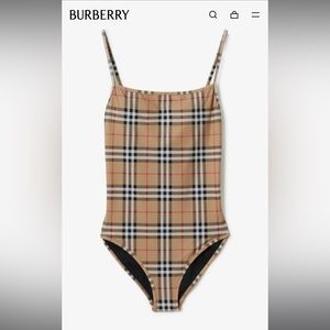 Burberry Vinatge One Piece Swimsuit